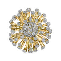 Брошь с бриллиантами - фото 1 Брошь с бриллиантами - фото 1