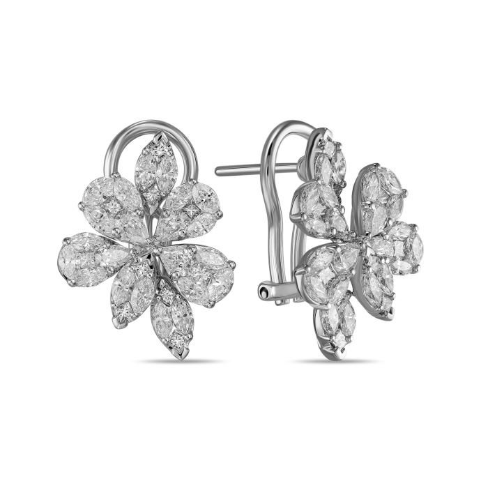 Серьги с бриллиантами - фото 1 Серьги с бриллиантами - фото 1