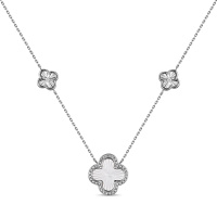 Колье с бриллиантами и перламутром - фото 1 Колье с бриллиантами и перламутром - фото 1