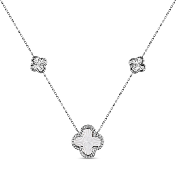 Колье с бриллиантами и перламутром - фото 1 Колье с бриллиантами и перламутром - фото 1