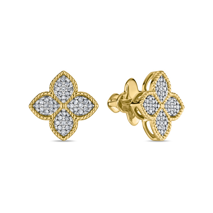 Серьги с бриллиантами - фото 1