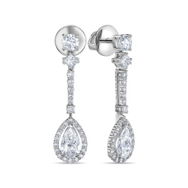 Серьги с бриллиантом