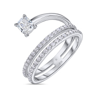 Кольцо с бриллиантами - фото 1