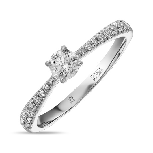 Кольцо с бриллиантом