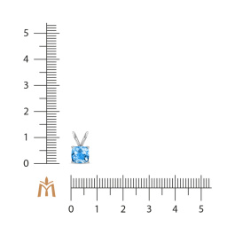 Подвеска с топазом