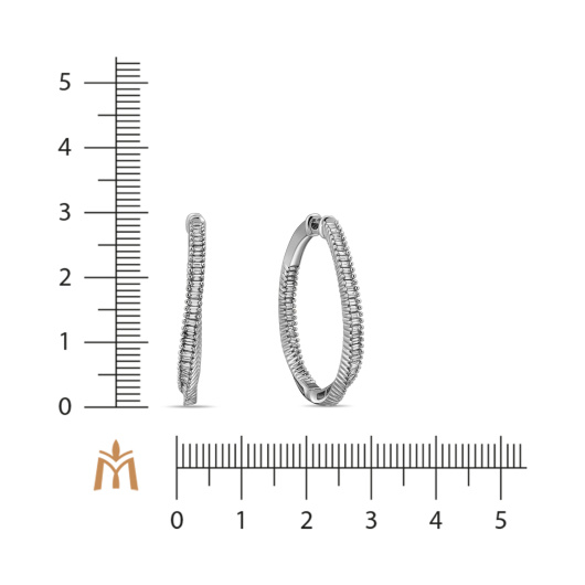 Серьги с бриллиантом