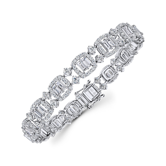 Браслет с бриллиантами - фото 1