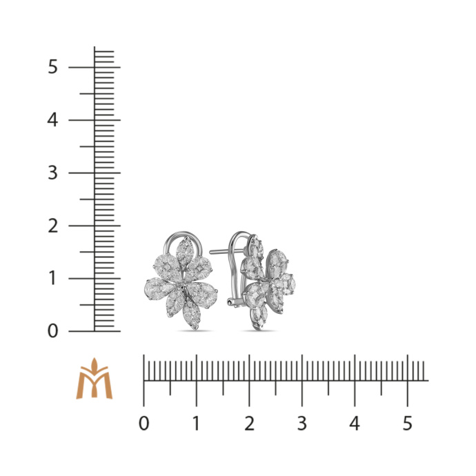Серьги с бриллиантами - фото 2 Серьги с бриллиантами - фото 2