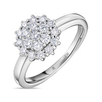 Кольцо с бриллиантом - фото 1