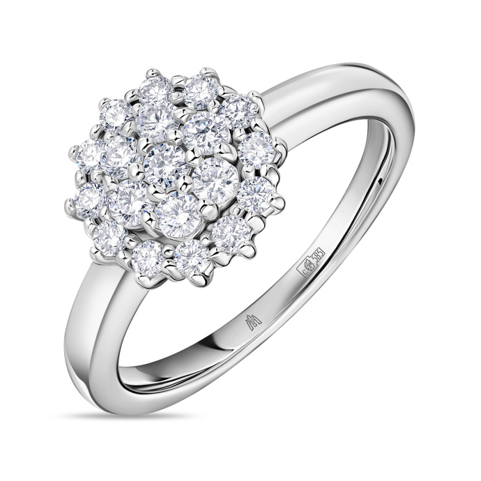 Кольцо с бриллиантом - фото 1