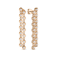 Серьги с бриллиантами - фото 1