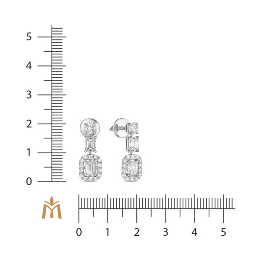 Серьги с бриллиантами