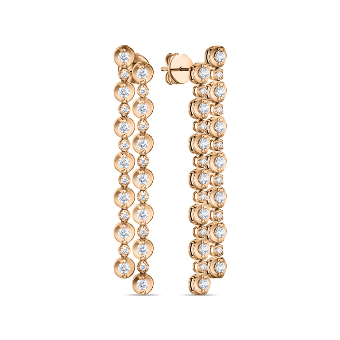 Серьги с бриллиантами - фото 1