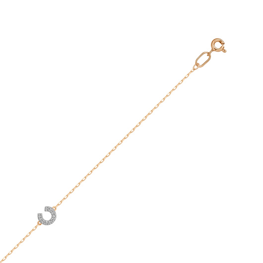 Браслет с фианитами