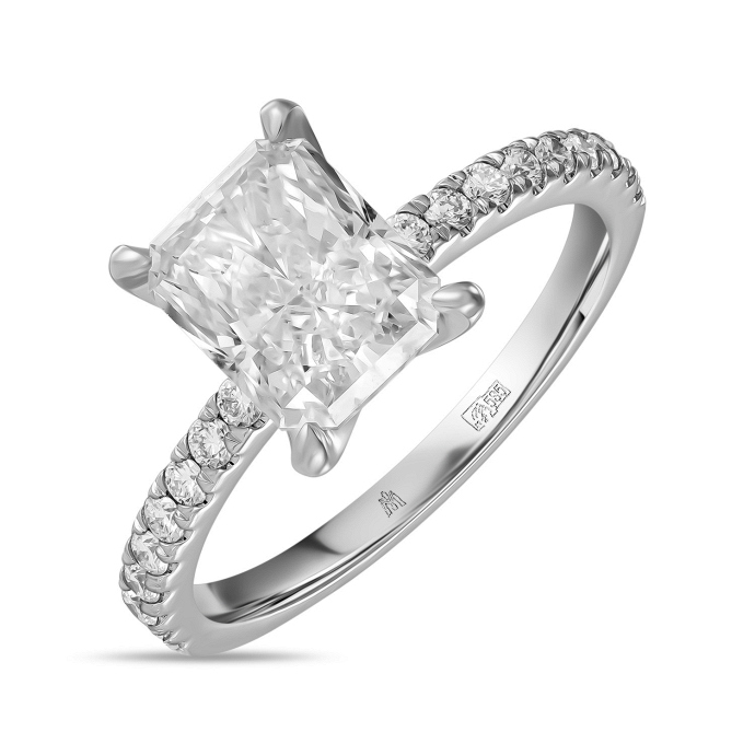 Кольцо с бриллиантом - фото 1