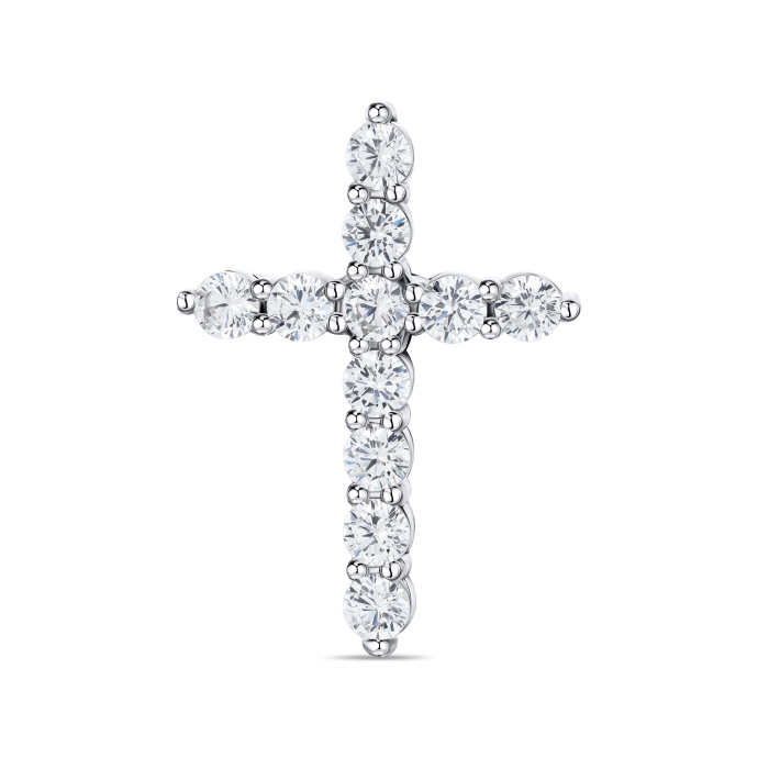 Крест с фианитами - фото 1