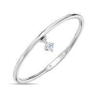 Кольцо с бриллиантом - фото 1