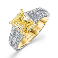 Кольцо с бриллиантами - фото 1