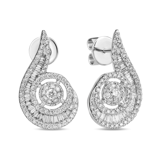 Серьги с бриллиантами