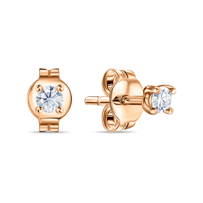 Серьги с бриллиантами - фото 1 Серьги с бриллиантами - фото 1