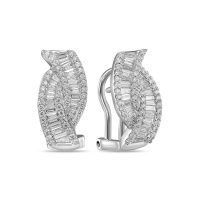 Серьги с бриллиантами - фото 1 Серьги с бриллиантами - фото 1