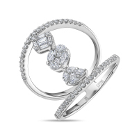 Кольцо с бриллиантами - фото 1 Кольцо с бриллиантами - фото 1