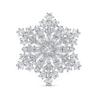 Брошь с бриллиантом - фото 1