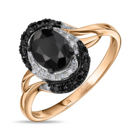 Кольцо с бриллиантами и цветными сапфирами - фото 1 Кольцо с бриллиантами и цветными сапфирами - фото 1