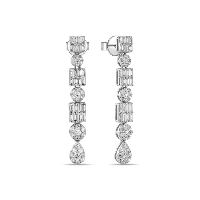 Серьги с бриллиантами - фото 1 Серьги с бриллиантами - фото 1