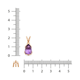 Подвеска с аметистом