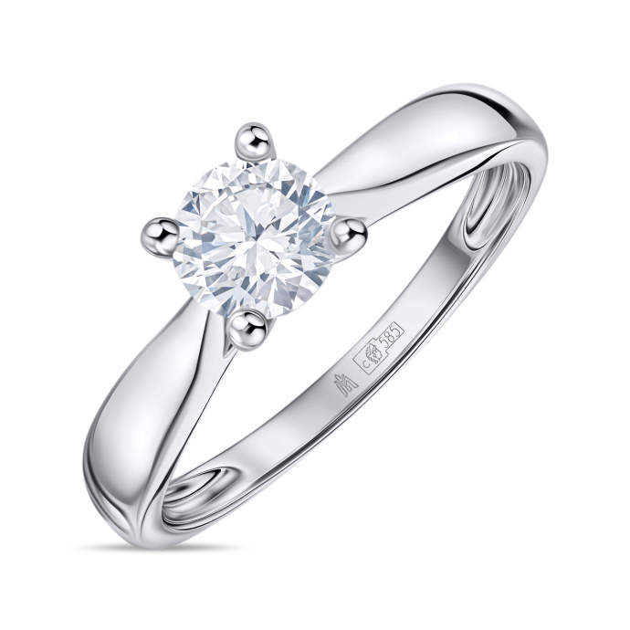 Кольцо с бриллиантом - фото 1 Кольцо с бриллиантом - фото 1