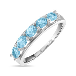 Кольцо с топазами