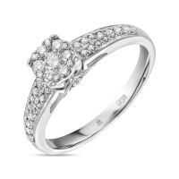 Кольцо с бриллиантами - фото 1