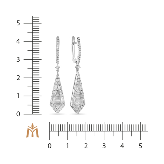 Серьги с бриллиантами