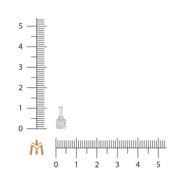 Подвеска с бриллиантом