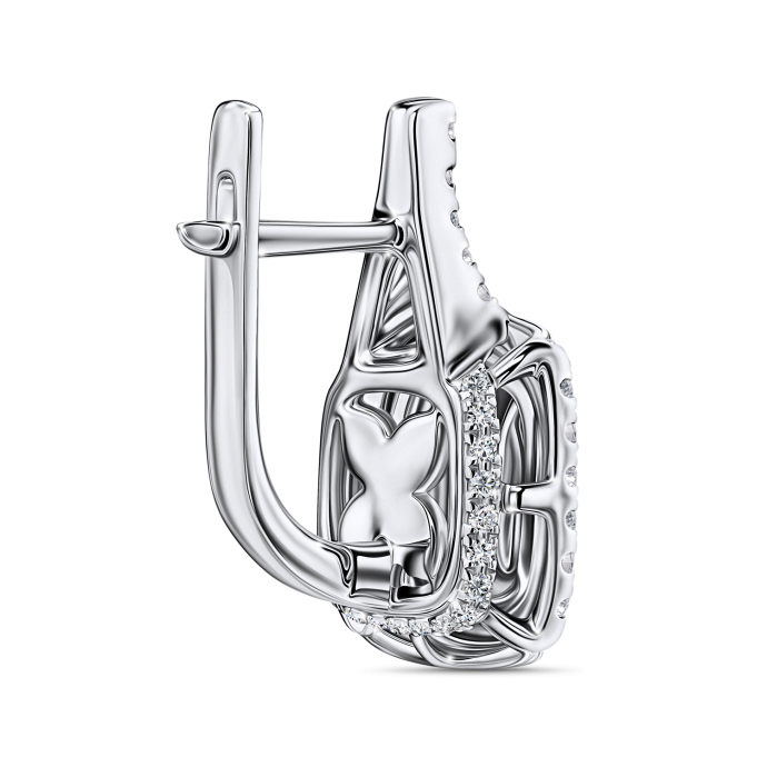 Серьги с бриллиантами - фото 2