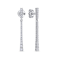 Серьги с бриллиантами - фото 1