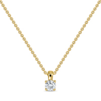 Колье с бриллиантом - фото 1