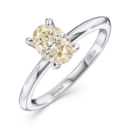 Кольцо с бриллиантом