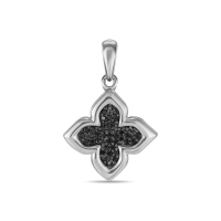 Подвеска с облагороженными бриллиантами - фото 1