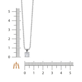 Колье с бриллиантом