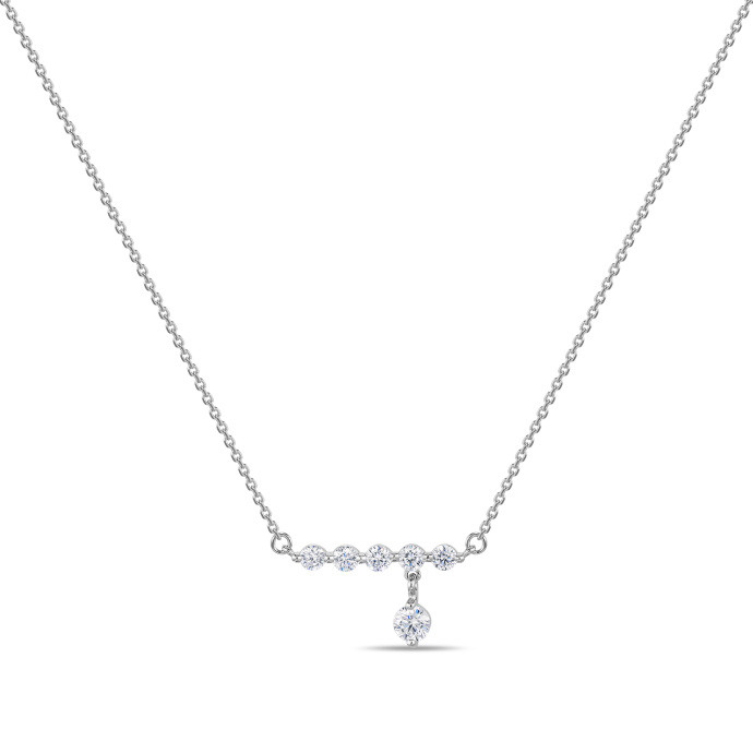 Колье с бриллиантом - фото 1