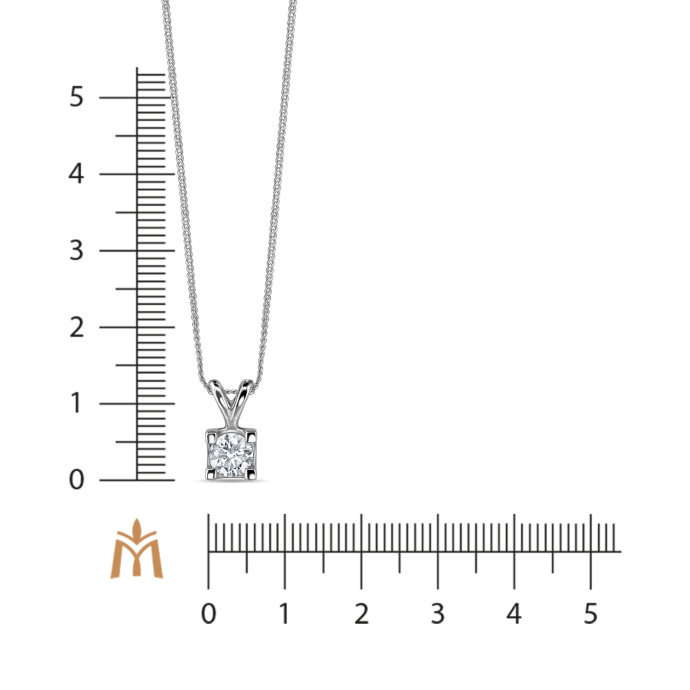 Колье с бриллиантом - фото 3