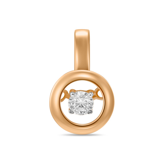 Подвеска с бриллиантом