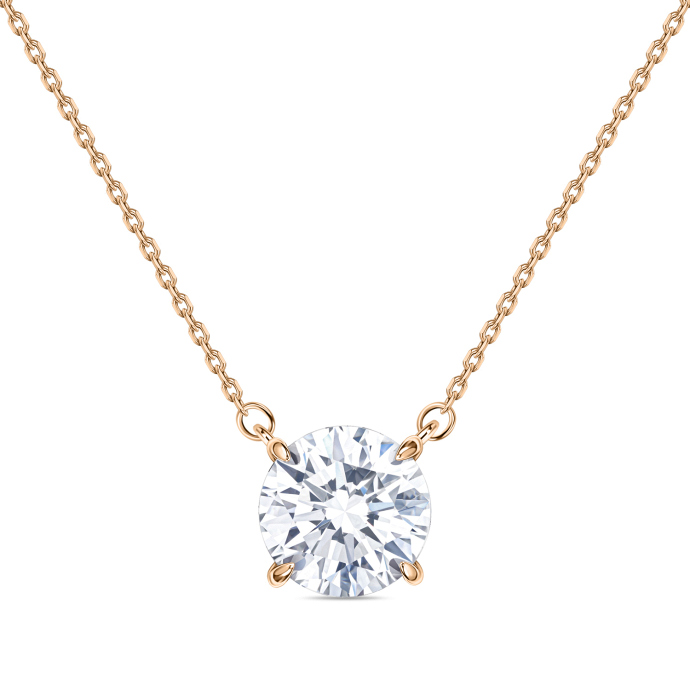 Колье с бриллиантом - фото 1