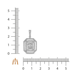 Подвеска с бриллиантами