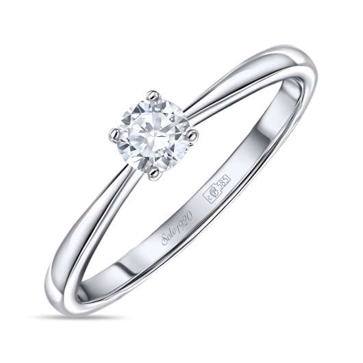 Кольцо с бриллиантом