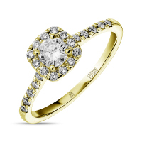 Кольцо с бриллиантами - фото 1