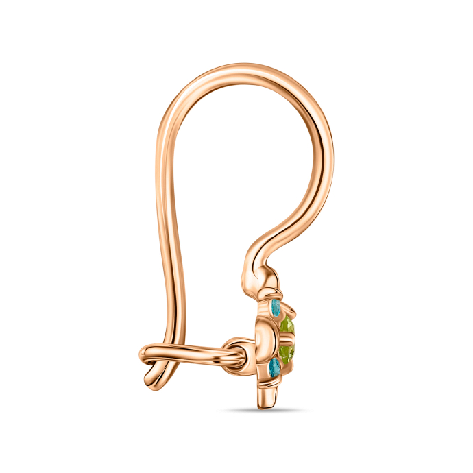 Серьги с фианитами - фото 1