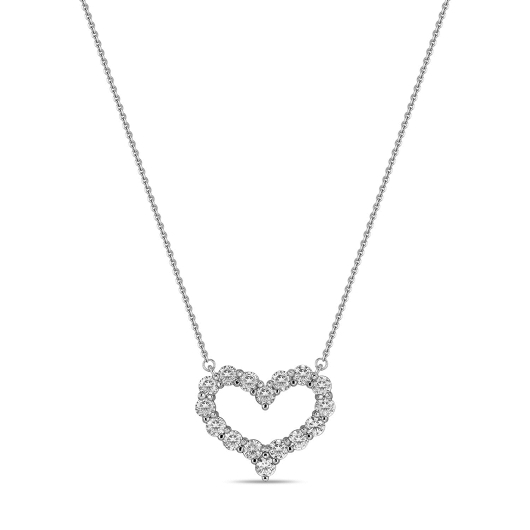 Колье с фианитами